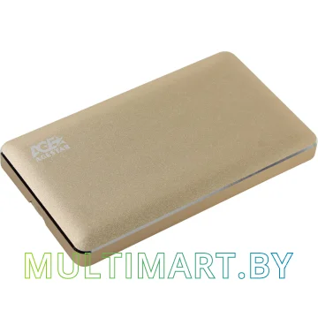 Бокс для жесткого диска AgeStar 3UB2A16 (золотистый) картинка 2